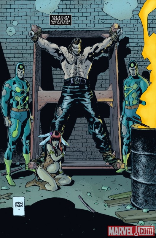 MARVEL UNIVERSE VS. THE PUNISHER #4 preview page by Goran Parlov