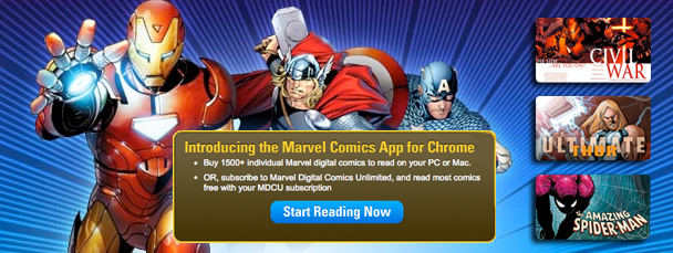 Marvel Announces Marvel Comics on Chrome