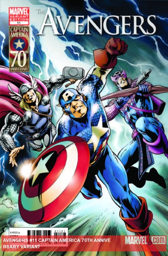 Avengers #11 Captain America 70th Anniversary Variant