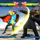 Screenshot of Doctor Strange vs. Nemesis from Ultimate Marvel vs. Capcom 3