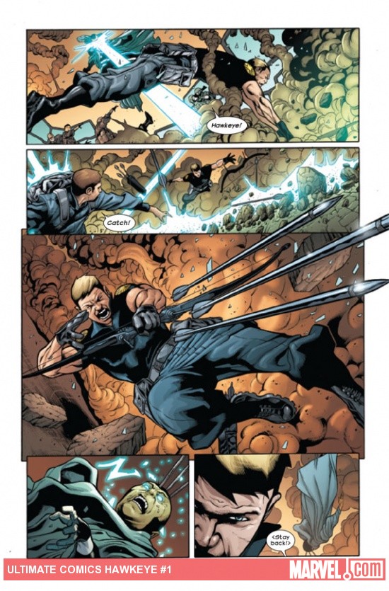 Ultimate Comics Hawkeye #1 preview art by Rafa Sandoval