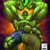 INCREDIBLE HULK 1 KEOWN VARIANT