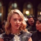 Scarlett Johansson (Black Widow) at the red carpet premiere of "Marvel's The Avengers" in Rome