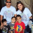 Families assembled for El Capitan Theatre's midnight screening of Marvel's The Avengers
