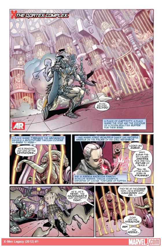 X-Men Legacy (2012) #1 preview page by Tan Eng Huat