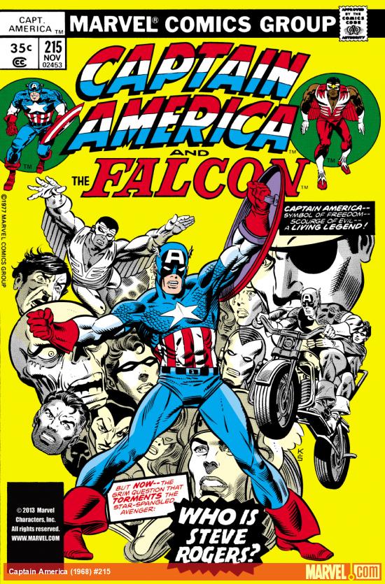 Captain America (1968) #215 Cover
