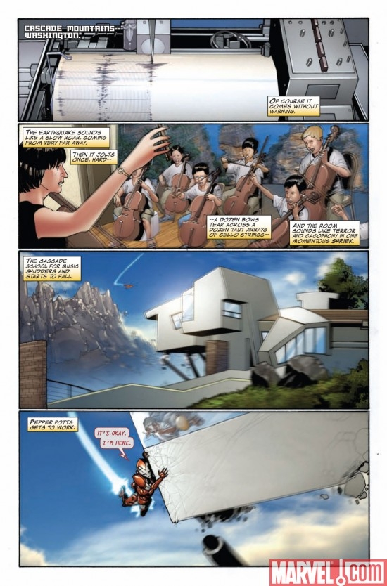 INVINCIBLE IRON MAN #12 preview page 2
