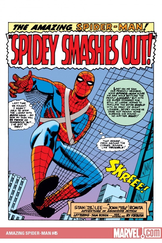 AMAZING SPIDER-MAN #45 COVER