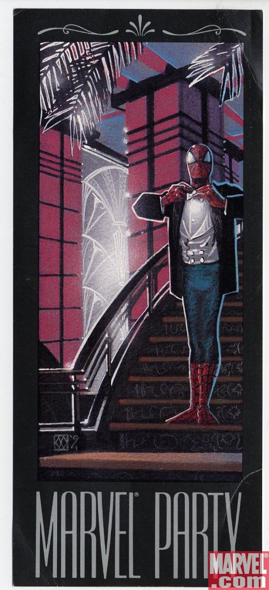 Marvel X-Mas Party Invite 1991