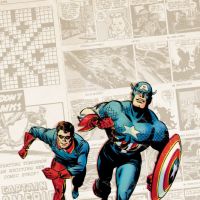 CAPTAIN AMERICA: THE 1940'S NEWSPAPER STRIP #1 cover by Butch Guice