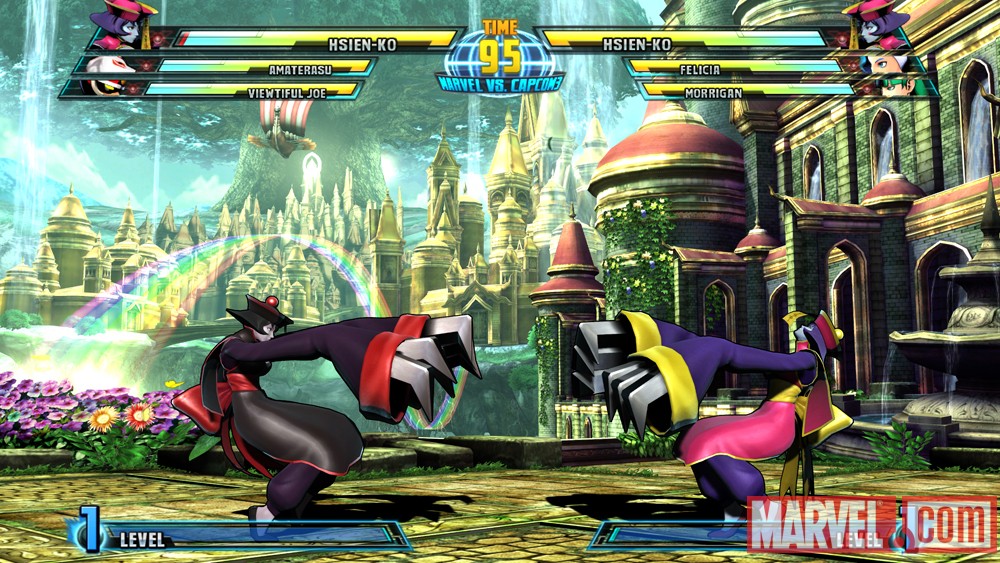 Marvel vs. Capcom 3 screenshot: Hsien-Ko vs. Hsien-Ko