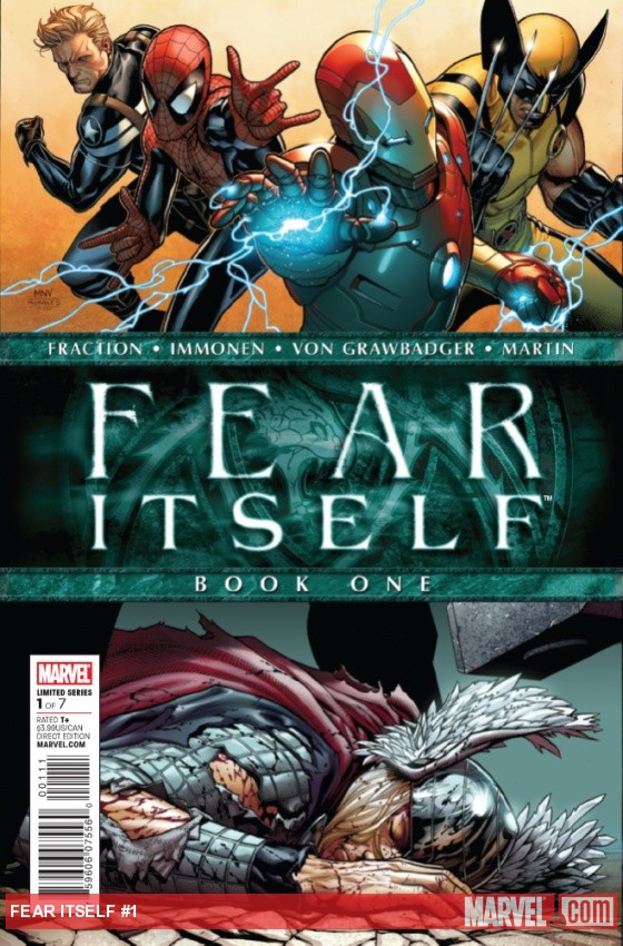 Fear Itself #1 cover by Steve McNiven