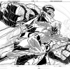 Fantastic Four 50th anniversary piece sketch by Joe Quesada