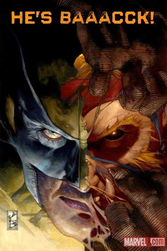 Wolverine/Sabretooth teaser art by Simone Bianchi
