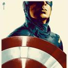 Marvel’s The Avengers Captain America poster by Phantom City Creative for Mondo
