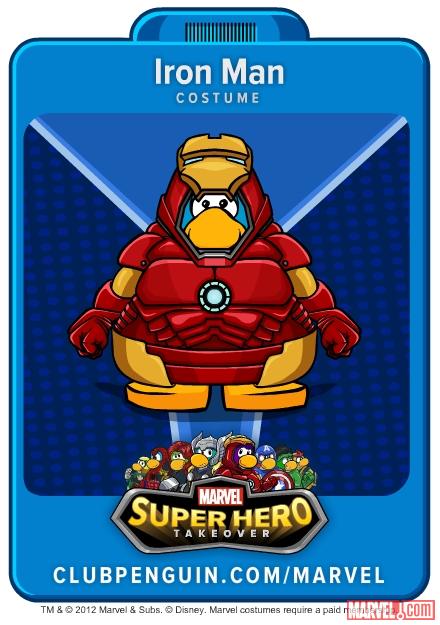 Iron Man Suit from Club Penguin