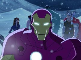 Iron Man leads his team in Marvel's Avengers Assemble