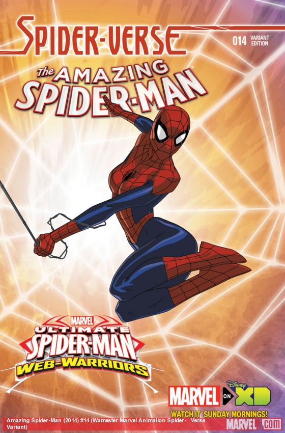 The Amazing Spider-Man (2014) #14 (Wamester Marvel Animation Spider-​Verse Variant)