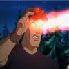 Scott Uses his Optic Blast