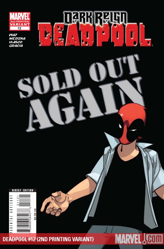 Deadpool (2008) #12 (2ND PRINTING VARIANT)