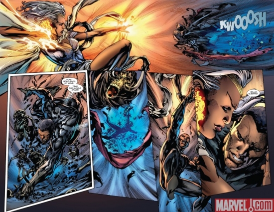 BLACK PANTHER #5, pages 5-6