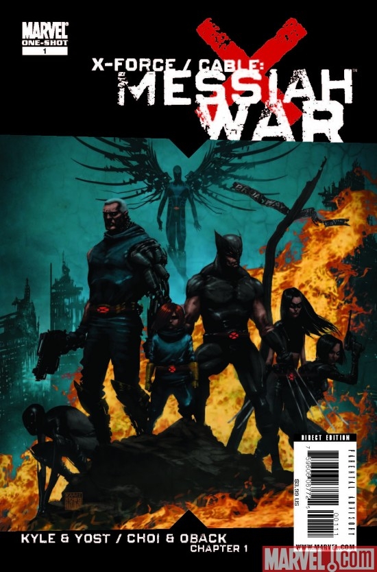 X-FORCE/CABLE: MESSIAH WAR PROLOGUE Andrews Cover