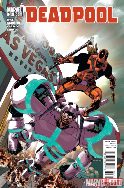 DEADPOOL #24 cover by Jason Pearson