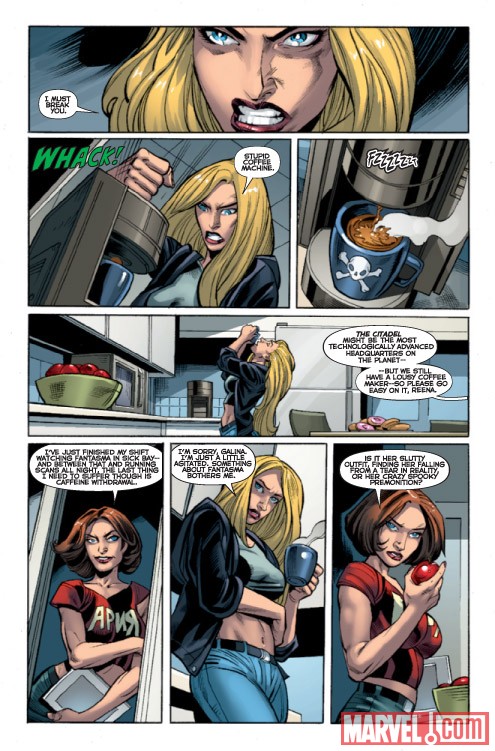 DARKSTAR AND THE WINTER GUARD #2 preview art by Steve Ellis
