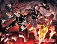 Image Featuring Spider-Girl (Anya Corazon), Firestar, Gravity