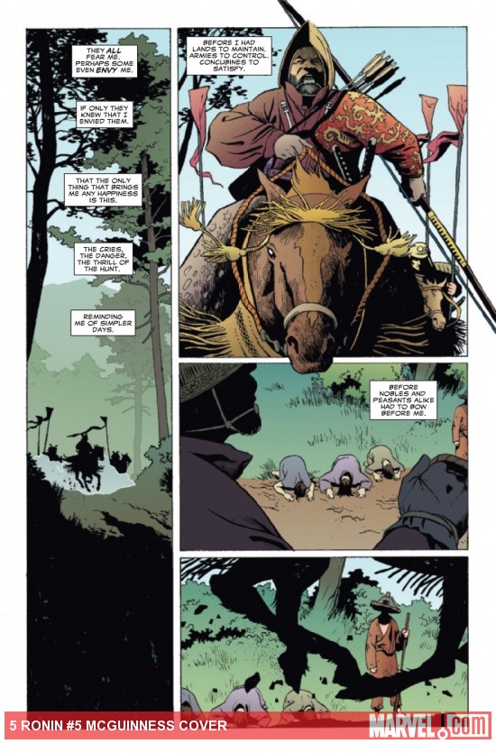 5 Ronin #5 preview art by Leandro Fernandez