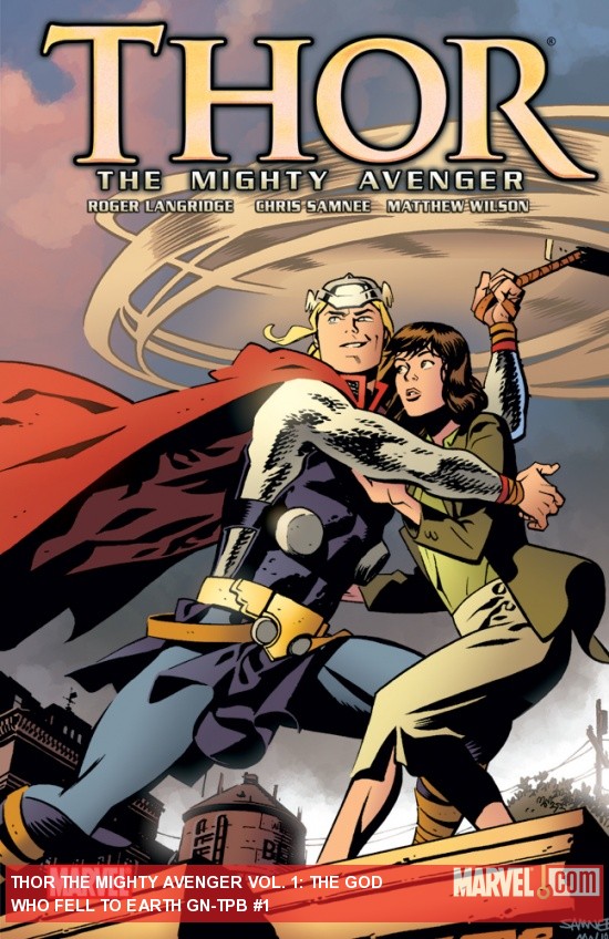 THOR THE MIGHTY AVENGER VOL. 1 GN-TPB cover by Chris Samnee