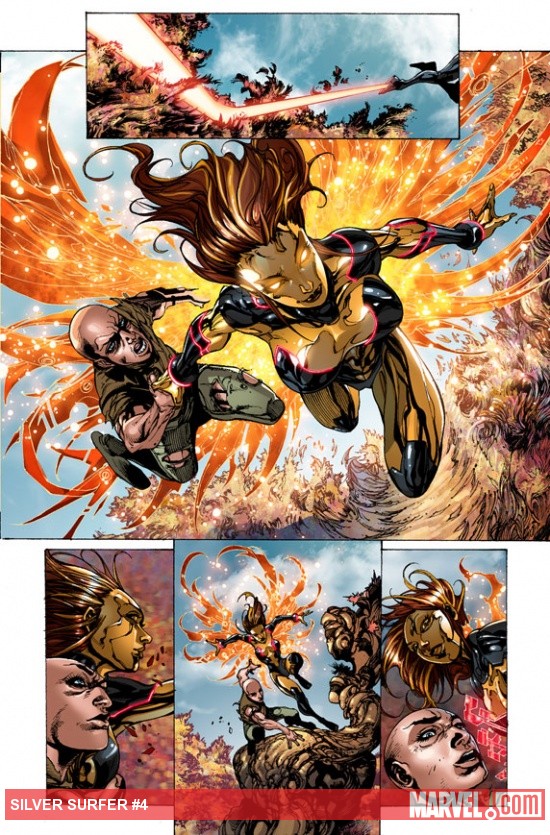 Silver Surfer (2011) #4 preview art by Harvey Tolibao