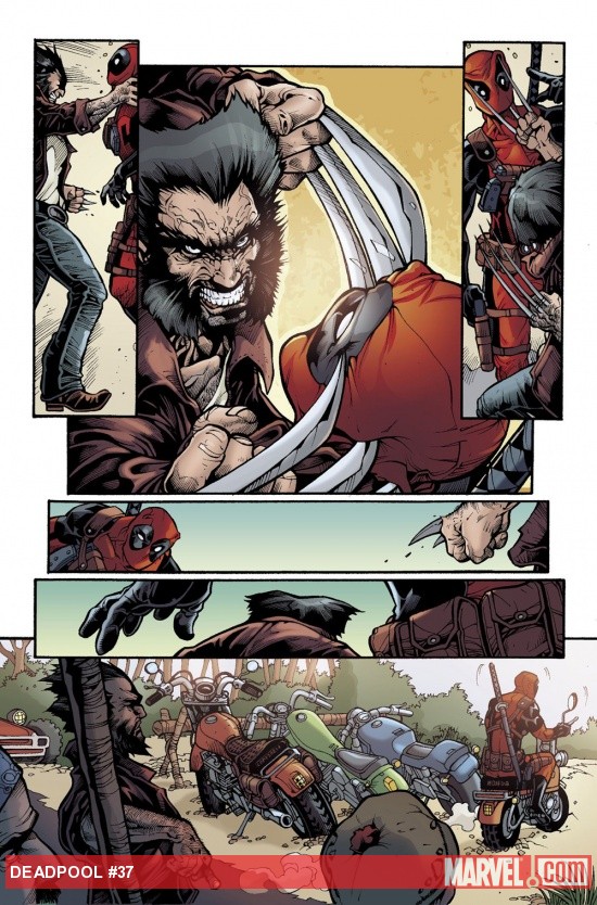 Deadpool (2008) #37 preview art by Bong Dazo