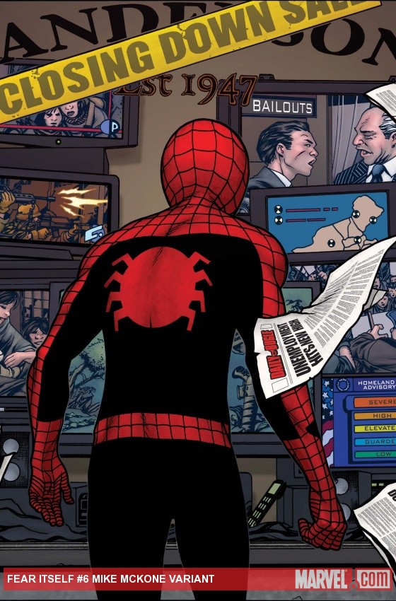 Fear Itself (2010) #6 (MIKE McKONE Variant)