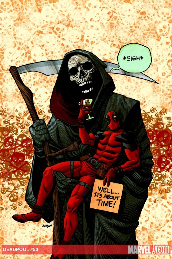 Deadpool (2008) #50 cover by Dave Johnson