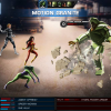 She-Hulk and Spider-Woman screen shot from Marvel: Avengers Alliance