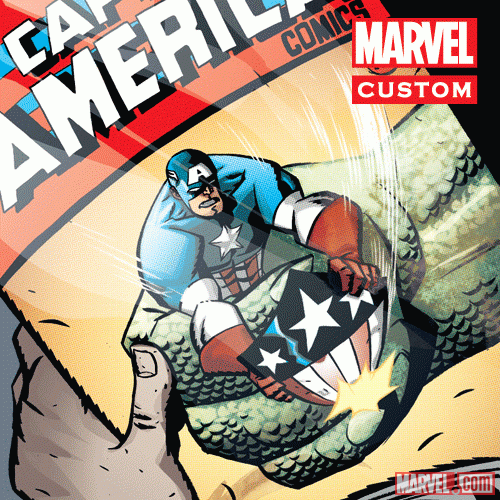 Free Captain America Comic for U.S. Troops