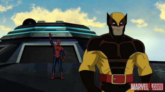 Screenshot from Ultimate Spider-Man Episode 9