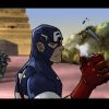 Captain America in a color storyboard from Marvel's Avengers Assemble