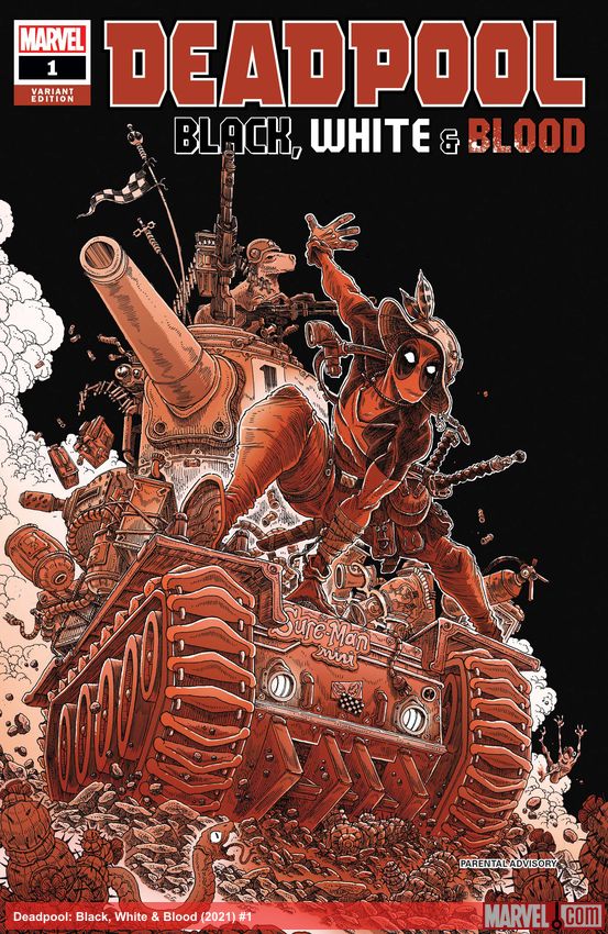Deadpool: Black, White & Blood (2021) #1 (Variant)