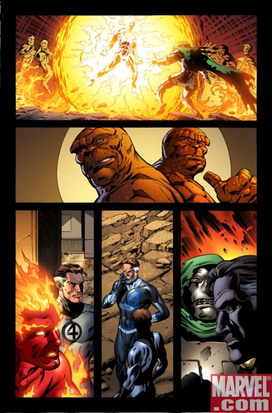 FANTASTIC FOUR #553 interior art by Paul Pelletier
