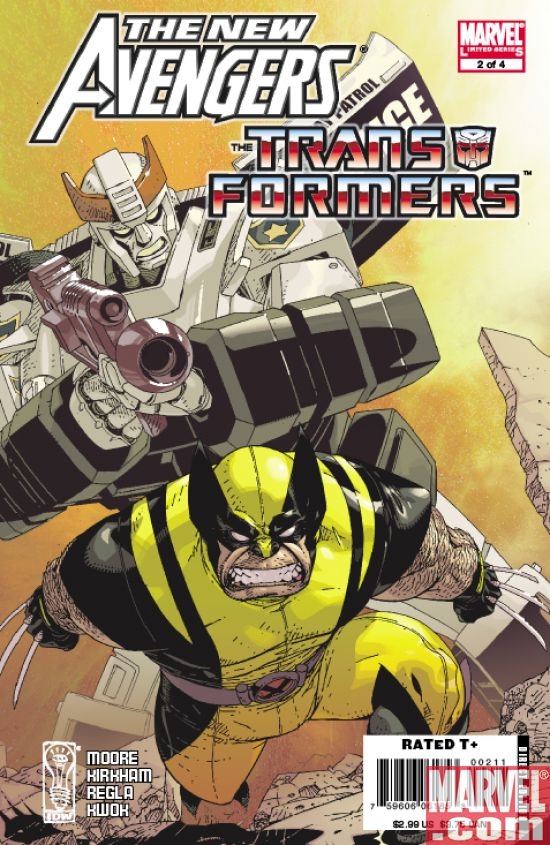 New Avengers/ Transformers #2 Cover