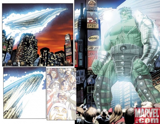 World War Hulk #1 interior art