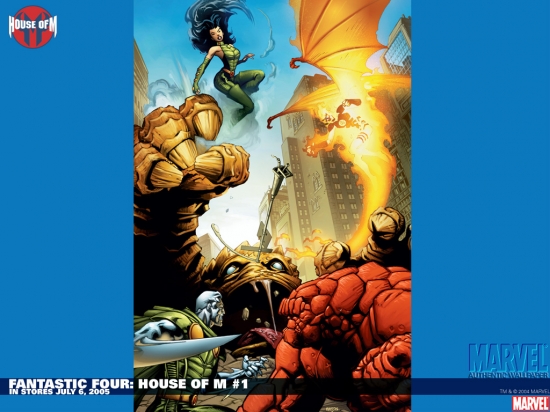 Fantastic Four: House of M (2005) #1 Wallpaper