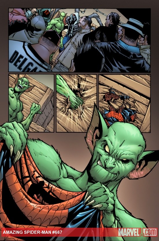 Amazing Spider-Man #667 preview art by Humberto Ramos