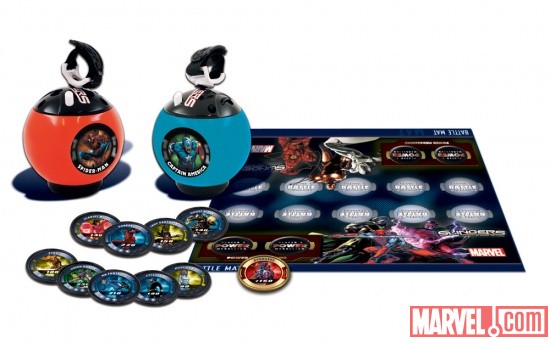Marvel Slingers Battle Pack contents