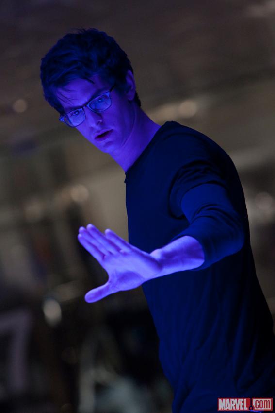 Andrew Garfield as Spider-Man/Peter Parker in The Amazing Spider-Man