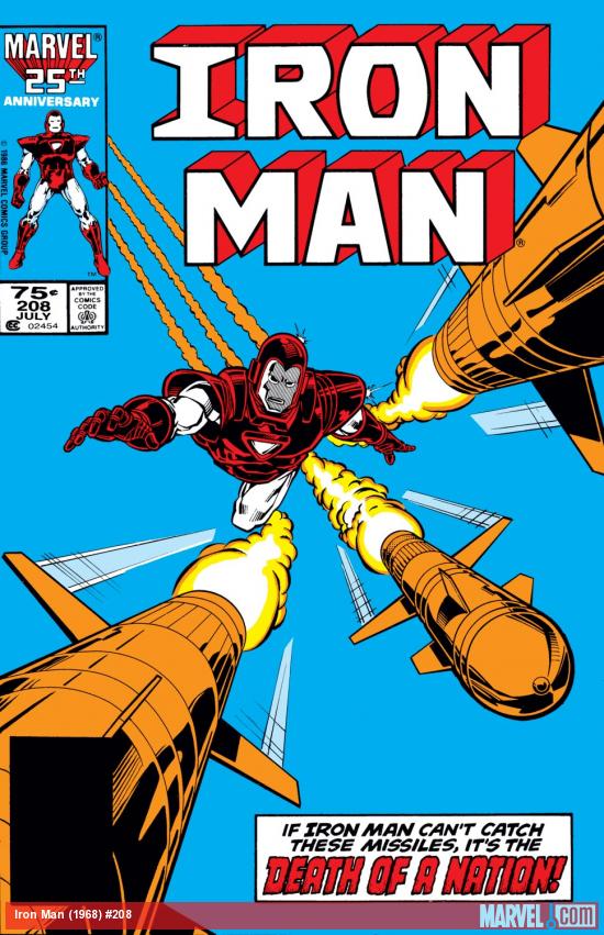 Iron Man (1968) #208 Cover