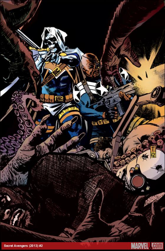 Secret Avengers (2013) #2 cover by Tomm Coker