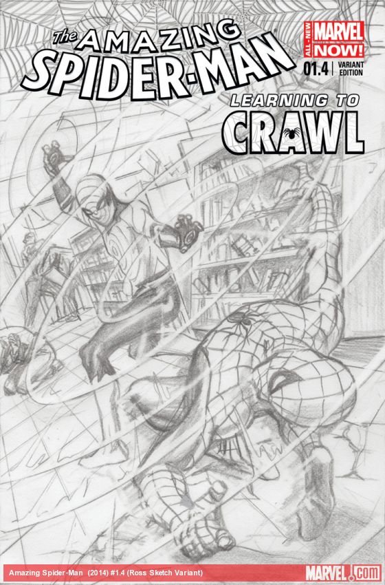 The Amazing Spider-Man (2014) #1.4 (Ross Sketch Variant)